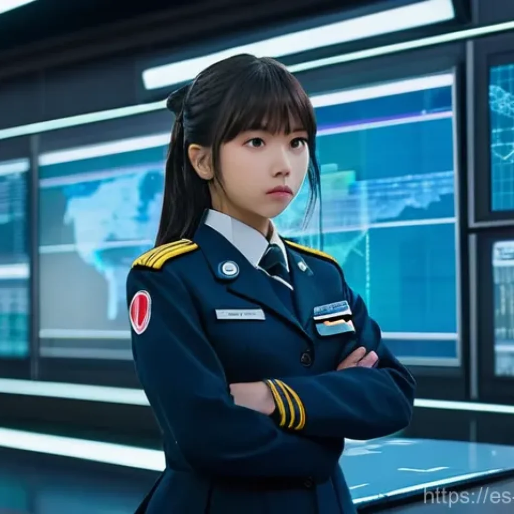 블루아카이브 자동 전투 팁 - **Strategic Positioning and Initial Formation**
    An anime-style girl with medium-length, dark hai...