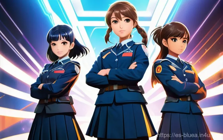 블루아카이브 자동 전투 팁 - **Strategic Positioning and Initial Formation**
    An anime-style girl with medium-length, dark hai...